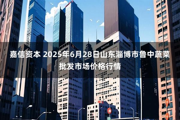 嘉信资本 2025年6月28日山东淄博市鲁中蔬菜批发市场价格行情